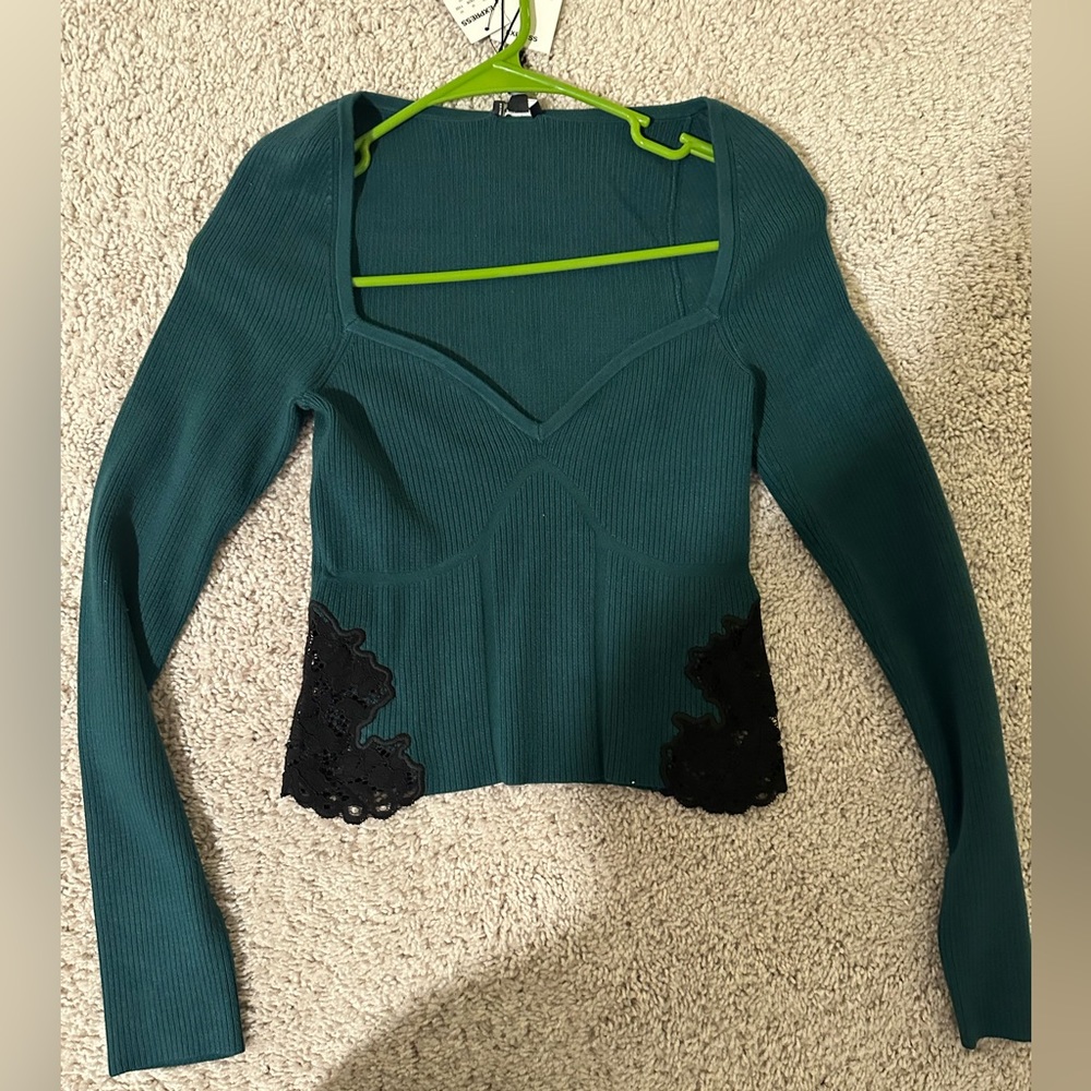 Express detailed body sculpt sweater